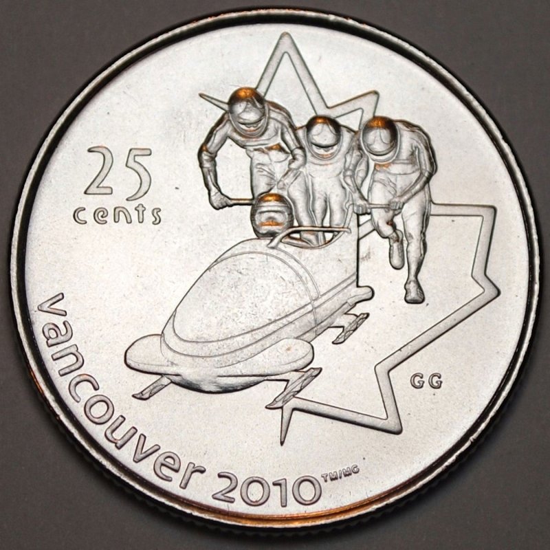 MOMENT #3  CINDY KLASSEN 2010 VANCOUVER WINTER OLYMPIC QUARTER COIN 25¢ 
