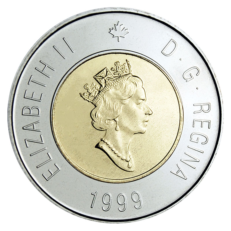 1999 Canadian Prooflike Nunavut Toonie $2.00 