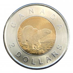 2015 CANADA 2 DOLLARS 'SIR JOHN A 1815- MACDONALD' UNC FROM ROLL 2$ 