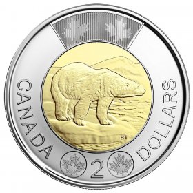 2019 Canada Toonie Graded as Proof From Original Set 
