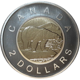 $2.00 1998 Canadian Specimen Toonie 