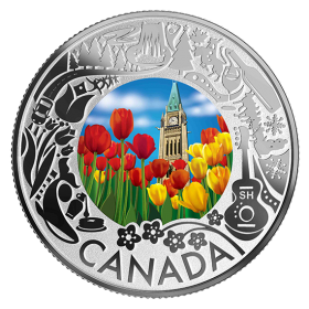 18719 2019Cherry Blossoms-Celebrating Cdn.Fun and Festivities'Prf $3 Fine Silver 