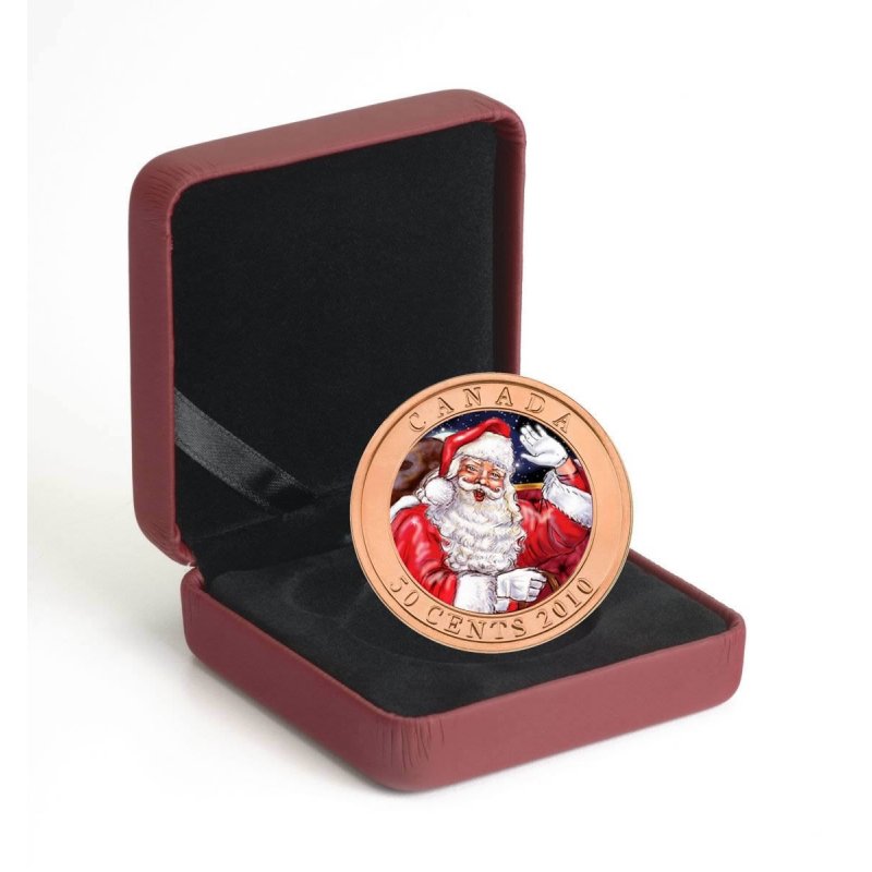 2010 Canadian 50-Cent Santa and the Red-nosed Reindeer Holiday ...