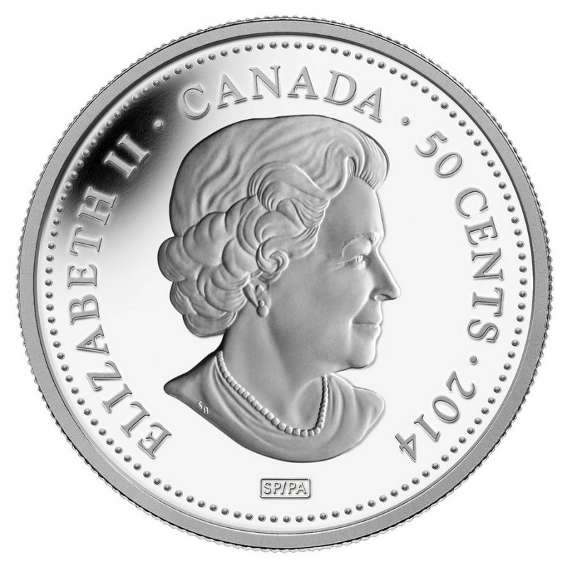 CANADA CHINA 100 BLESSINGS COIN STAMP SET SILVER PLATED 50 CENT C 
