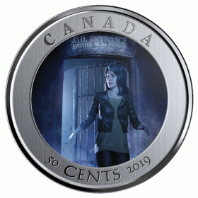 2019 Canadian 50-Cent Spooky Canada: HI Ottawa Jail Hostel Coin 2019 Canadian 50-Cent Spooky Canada: HI Ottawa Jail Hostel Coin