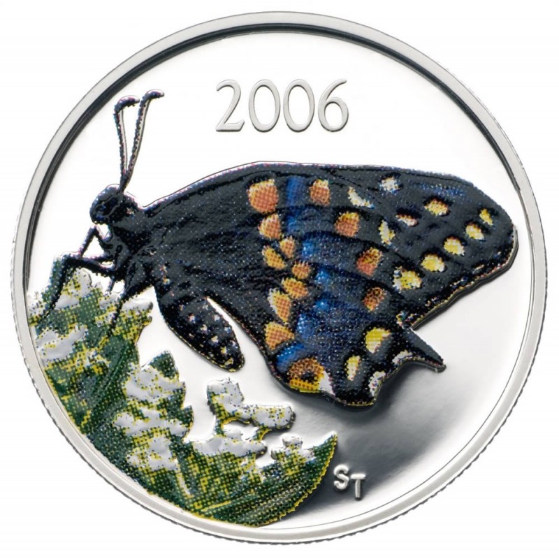 Sale 2005 Butterfly Collection Fritilary Hologram 50 Cent 