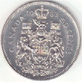 CANADA 1994 50 CENTS PROOF HALF DOLLAR UNC/BU COIN 