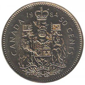 Details about   1983 CANADA 50 CENTS PROOF HALF DOLLAR HEAVY CAMEO COIN 