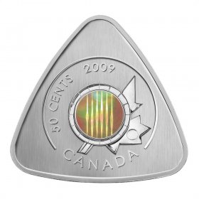 Canada 2008 Milk Delivery Dairy Token 50 Cents Triangle Enamel Silver Proof 