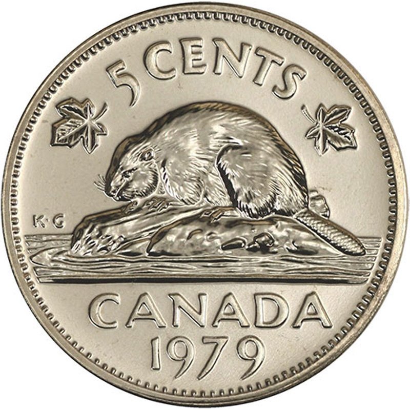 $0.05 1979 Canadian Prooflike Nickel 