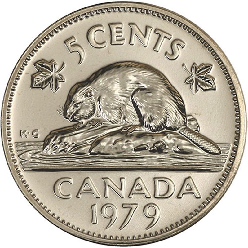 $0.05 1979 Canadian Prooflike Nickel 
