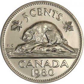 CHOICE BRILLIANT UNCIRCULATED GREAT PRICE! Details about   1979 CANADA FIVE CENTS 
