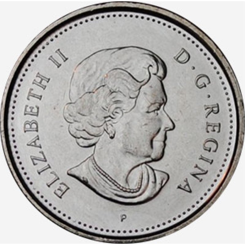 Canada 2003 P New Effigy 5 cents Canadian Five Cents Nickel 