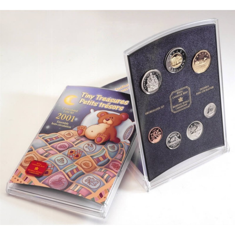 Tiny Treasures  Uncirculated coin set 2000 Royal Canadian mint Sealed