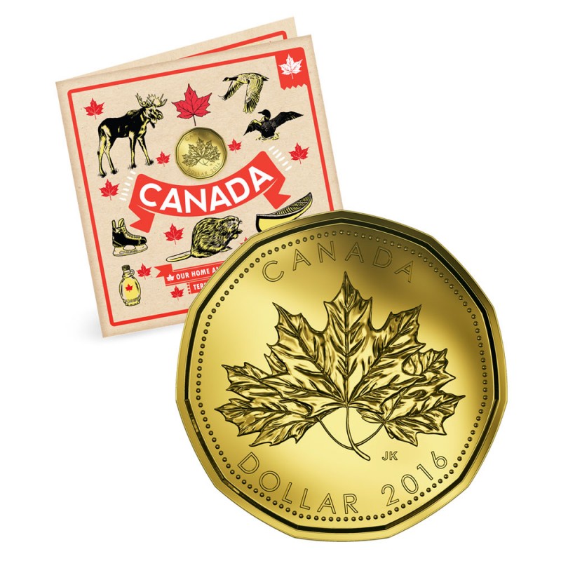 Canada 2016 OH Canada Gift Coin Set with Special Maple Leaf Loonie