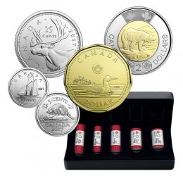 Details about   2017 Canada Uncirculated Coin Set O Canada w/ Special $1 Loon #coinsofcanada 