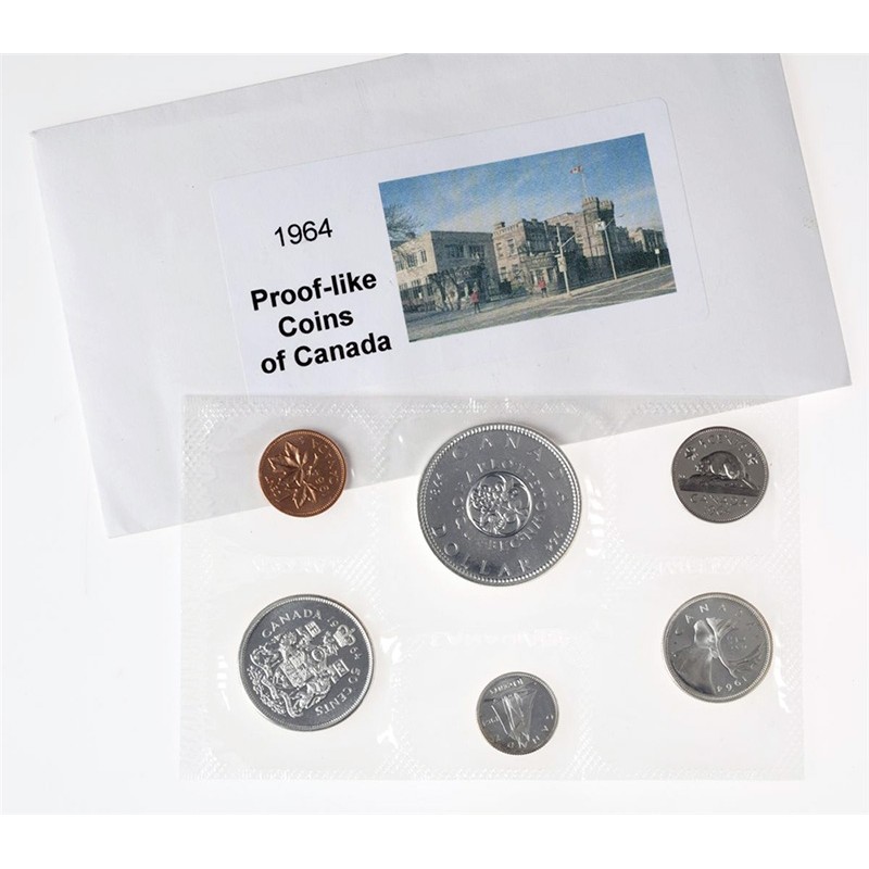 1982 Canada Proof Like 6 Coin Original Set 