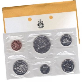 RC MINT SEALED 1¢ 1971 CANADA 6 PIECE COIN SET UNCIRCULATED PL $1.00 