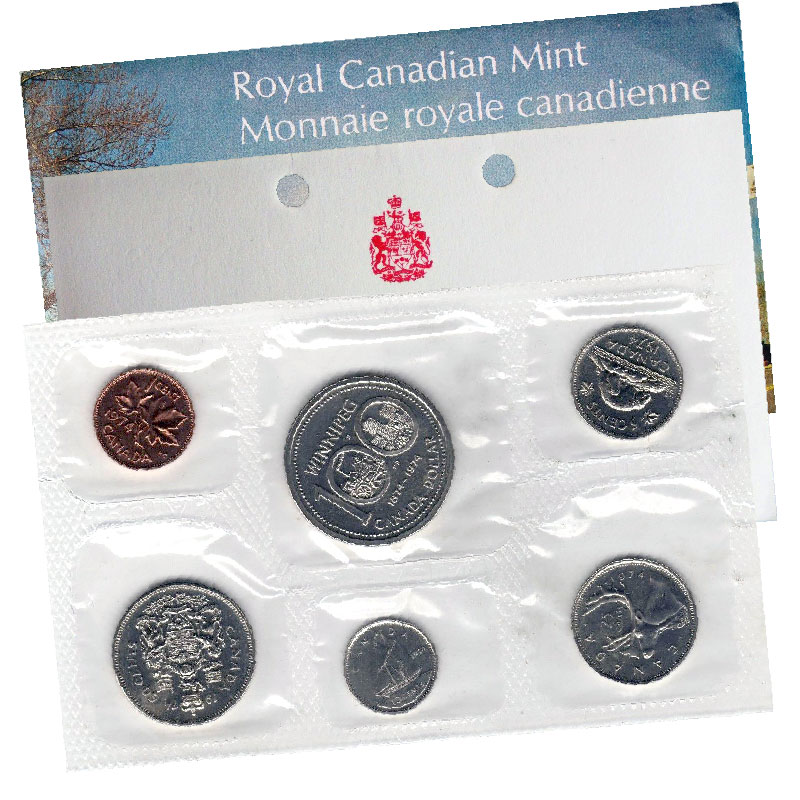 1969 1970 1971 1972 1973 1974 CANADA 5 CENTS SET *CHOICE* UNC 6 COINS 