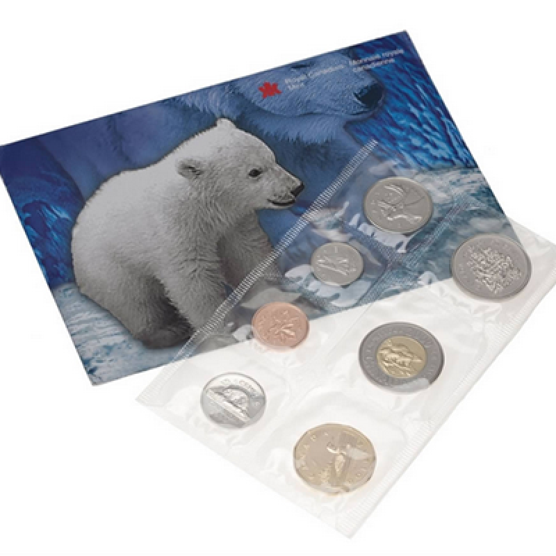 2013 Uncirculated Coin Proof Like Set ~ Loon Bear Canadian Coin set