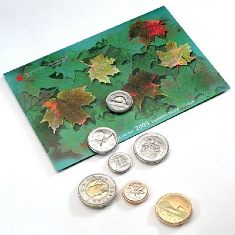 2003 Canadian 5  and 10 Cent Set! OE Brilliant Uncirculated 3 Coins 1 