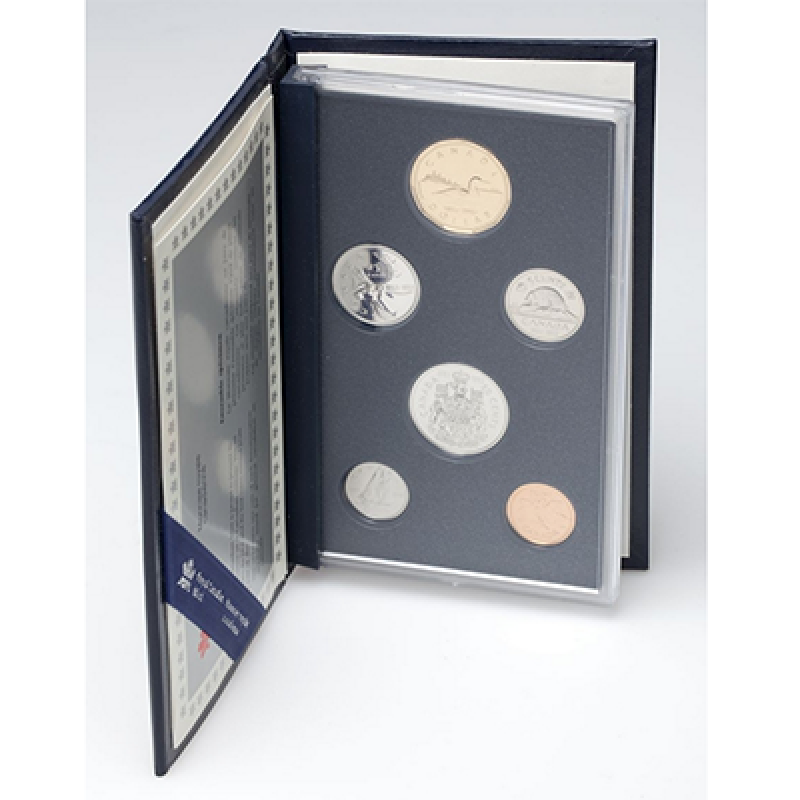 1992 Proof-Like Brilliant Uncirculated Set Royal Canadian Mint RCM