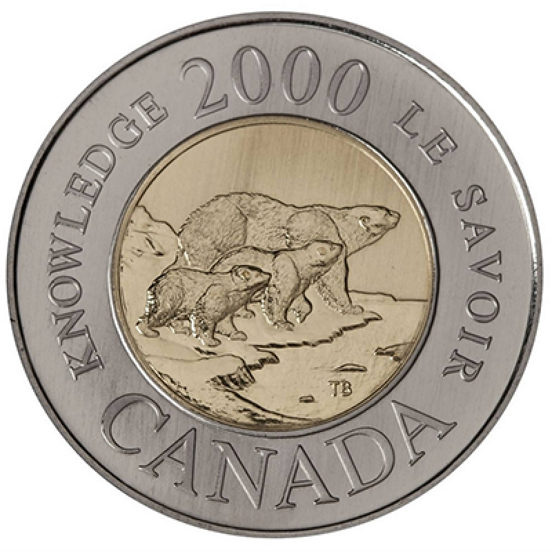 Details about   Canada 2000 Special Design Knowledge $2 Coin Specimen Set. 