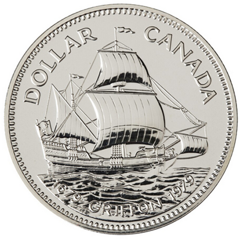 1979 Canada $1 Silver Dollar Griffon
