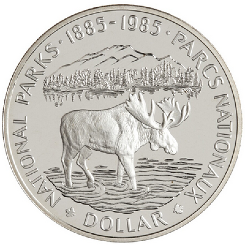 1985 Canada One Dollar Coin NICE GRADE UNC. 