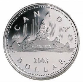 2003 CANADA SPECIAL EDITION CORONATION 5 CENTS PROOF SILVER NICKEL COIN 