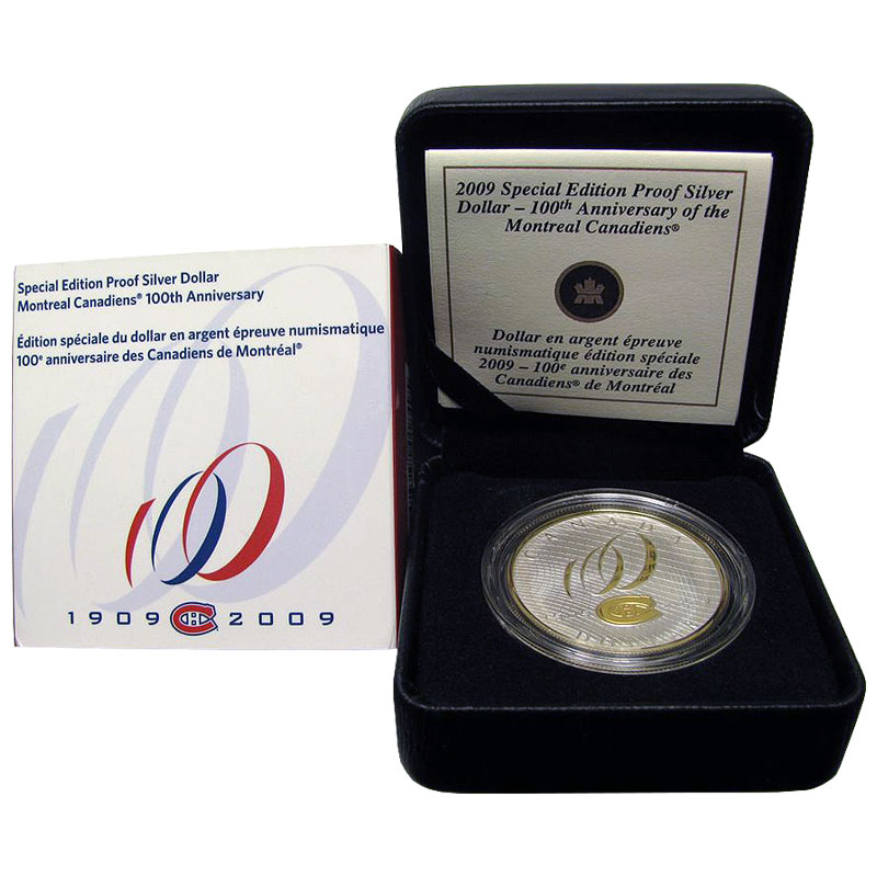 2009 Royal Canadian Mint Montreal Canadiens Set Coin to #1 Rare Sealed 
