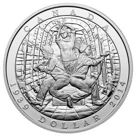 2013 Canada Silver Dollar Korean War 60th Ann Armistice 1953-2013 #coinsofcanada 