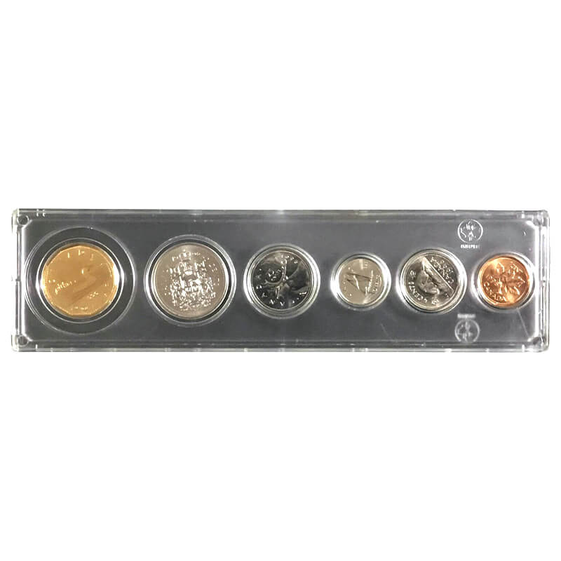 1987 - 1995 Plastic Year Set Coin Holder For Canadian Coins