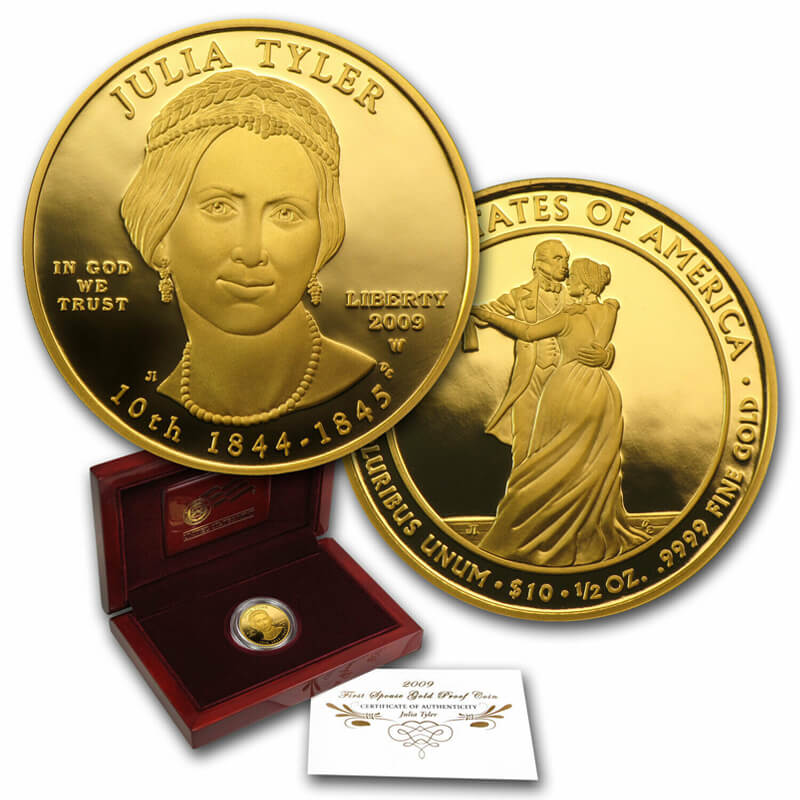 2009 Julia Tyler Bronze Spouse Medal in Original Plastic 