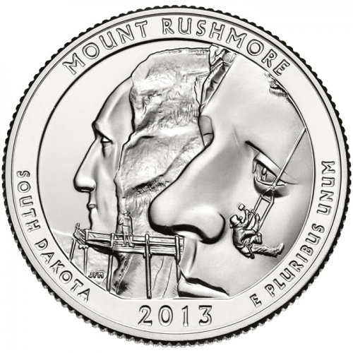 2013-D 25C White Mountain New Hampshire National Parks America Beautiful Quarte 