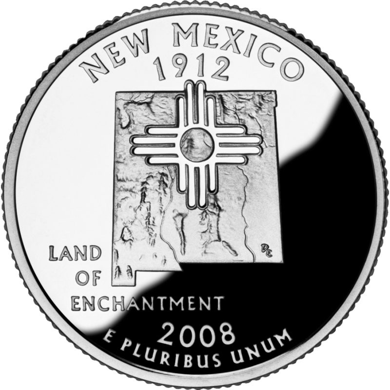 5 Coin Set Uncirculated 2008 D BU Statehood Quarters 