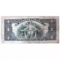 1935 Bank of Canada $1 HM King George V English Series B Bill Note (F15)