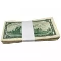 1967 (1867-) Bank of Canada $1 Dollar Centennial of Canadian Confederation Dated Notes 100ct Bundle (VF-AU)