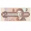 1986 Bank of Canada $2 Dollar Bill Bird Series, (Circulated) 100-ct Bundle