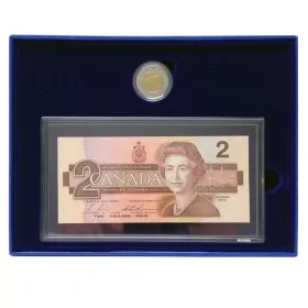 1996 Canada's $2 Proof Coin & BRX Replacement Bank Note Set