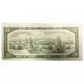 1954 Bank of Canada $20 Dollar Bill Note Devils Face Variety (VF25)