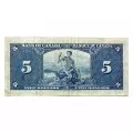 1937 Bank of Canada $5 Bilingual Series Bill Note (F+)