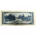 1954 Bank of Canada $5 Dollar Bill Note Devils Face Variety  Coyne/Towers (VF)