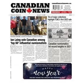 2022 Canadian Coin News Vol 59 #20, Jan 4 - Jan 17