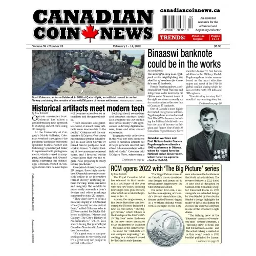 2022 Canadian Coin News Vol 59 #22, Feb 1 - Feb 14