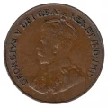 1922 Canadian 1-Cent Small Penny Coin (F)
