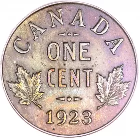 1923 Canadian 1-Cent Small Penny Coin (VF)