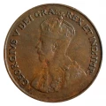 1925 Canadian 1-Cent Small Penny Coin (VG)
