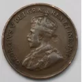 1927 Canadian 1-Cent Small Penny Coin (F)