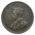 1929 Canadian 1-Cent Small Penny Coin-EF grade